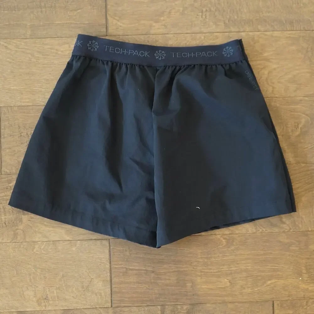 Nike Tech Pack Womens Skort XS Black High Rise Wraparound Cargo Pocket